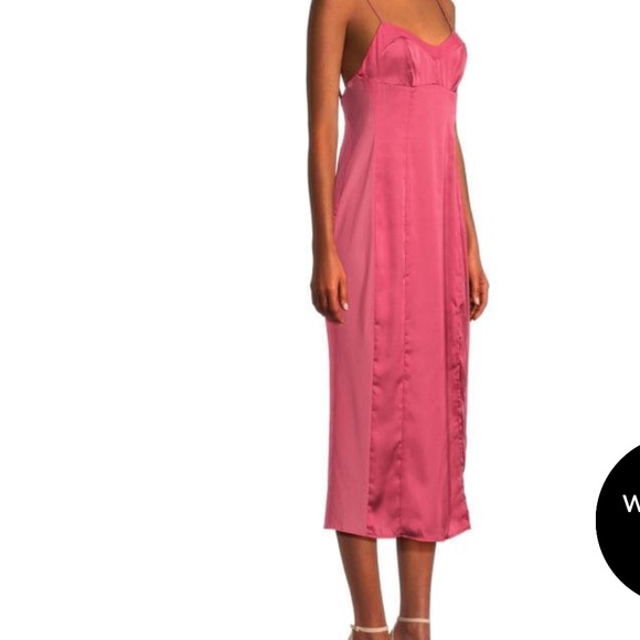 NWT  free people intimately City Cool Midi Slip Drees in Venetian Red  Size: XS - Picture 8 of 8